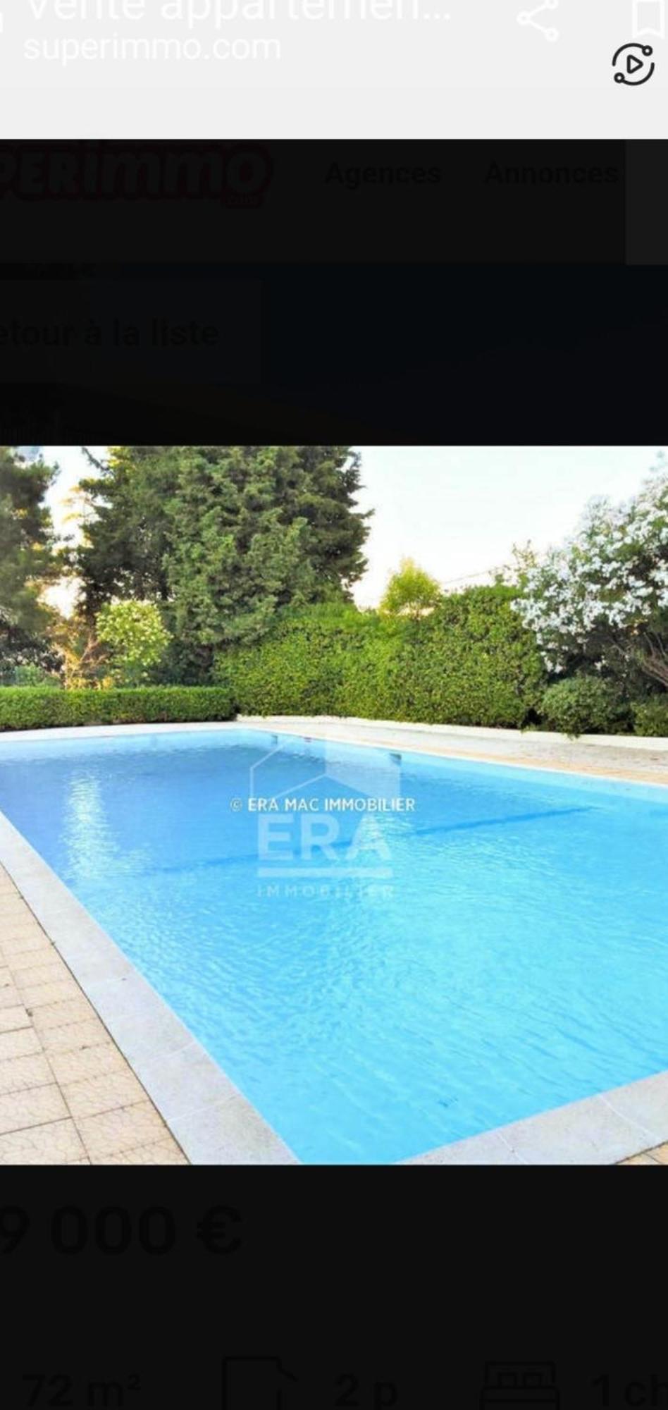 Spacieux 2 Pieces Terrasse Et Piscine كان المظهر الخارجي الصورة
